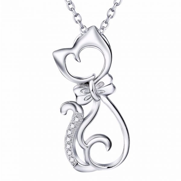 Colgante Gato de Plata
