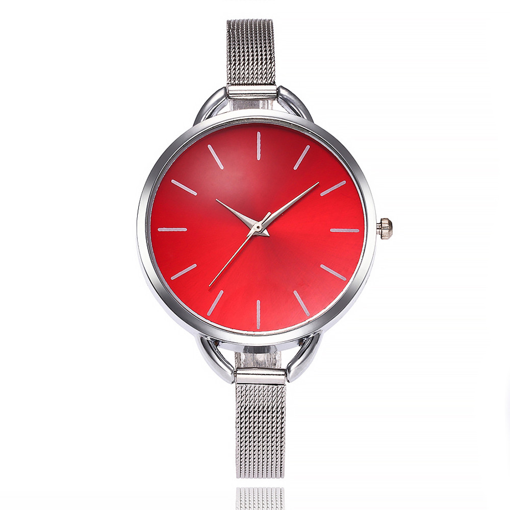 Reloj Moda Plateado Elegante con Pulsera de Acero Inoxidable para Mujer – 24Joyas de compra de relojes y joyas