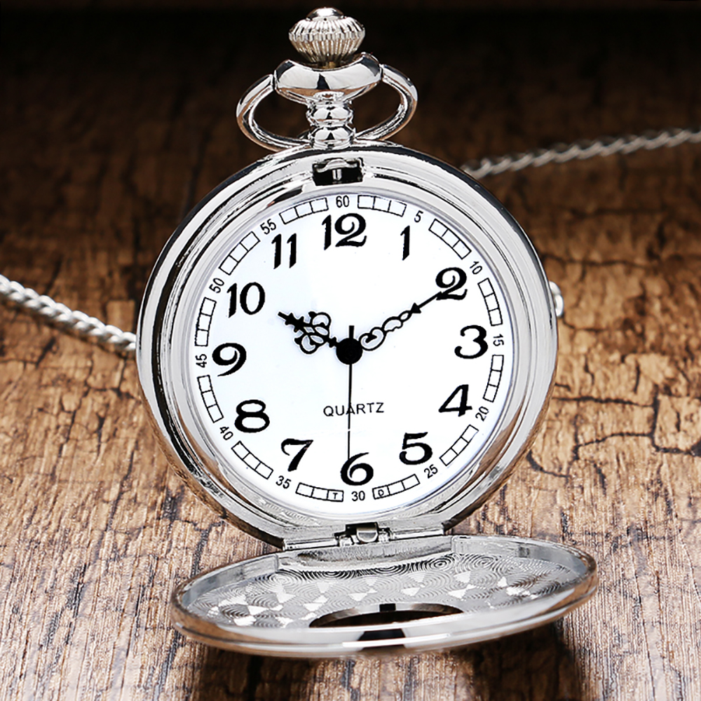 Reloj de Bolsillo con y Grabado en caja con números y decimales – 24Joyas tienda de compra de relojes y joyas