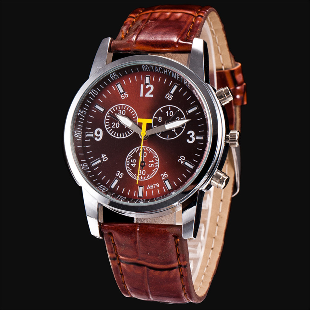  Radiant nuevo Grand Reloj analógico de cuarzo para hombre con  pulsera de cuero RA281604, Marrón, Reloj de cuarzo : Ropa, Zapatos y Joyería