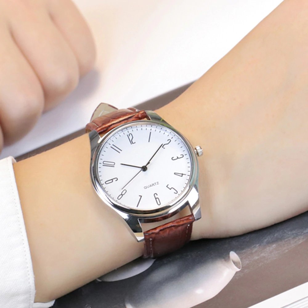 Reloj Elegante de con Pulsera de Cuero para – 24Joyas tienda de compra relojes y joyas